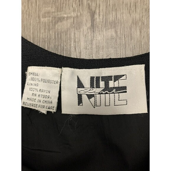 NITE Line‎ Womens Tank Top Size Large Black - Picture 2 of 4